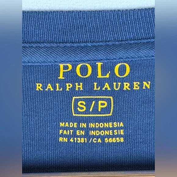 Polo by Ralph Lauren Men's Navy Blue Tee - Picture 3 of 7